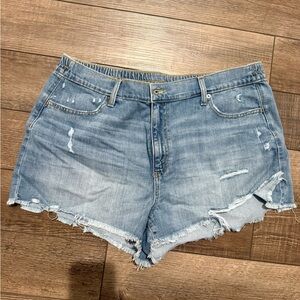 Aerie Daydream Denim Shorts with elastic waistband